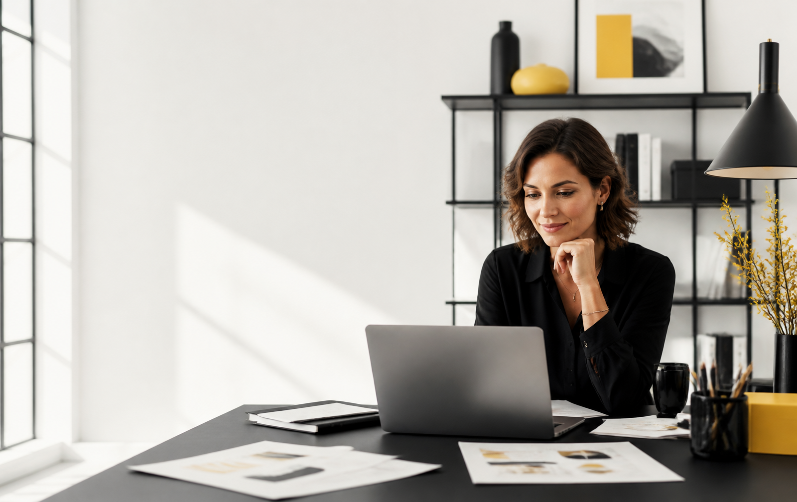 Entrepreneur planning the next stage of business growth